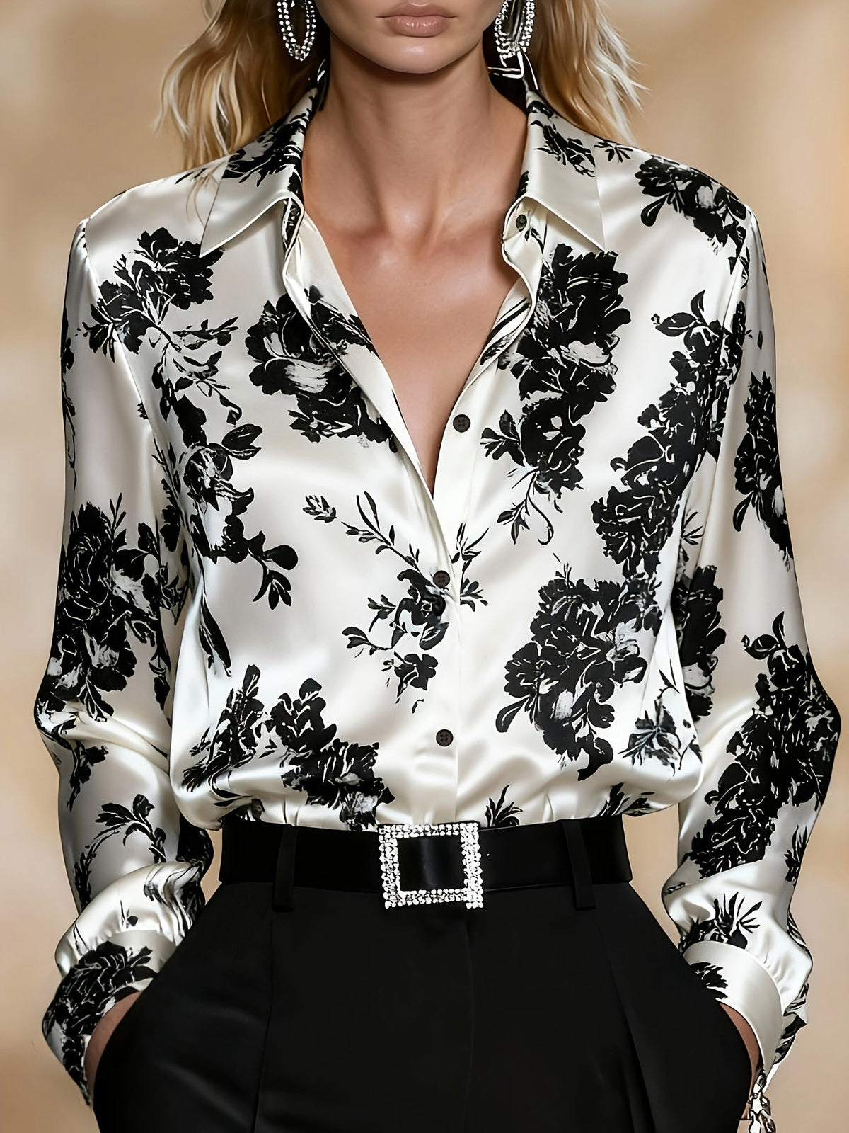 Arabella Button Front Blouse