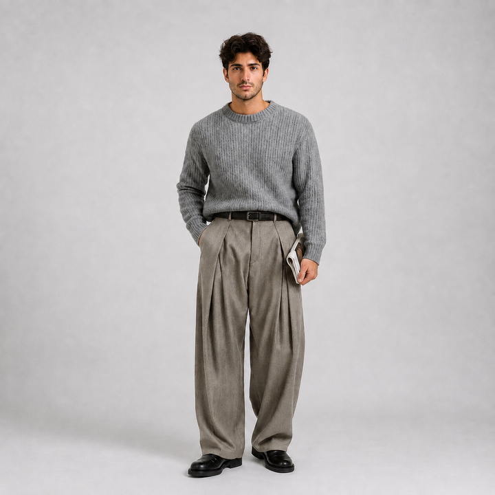 Fraser Pleated Front Trousers