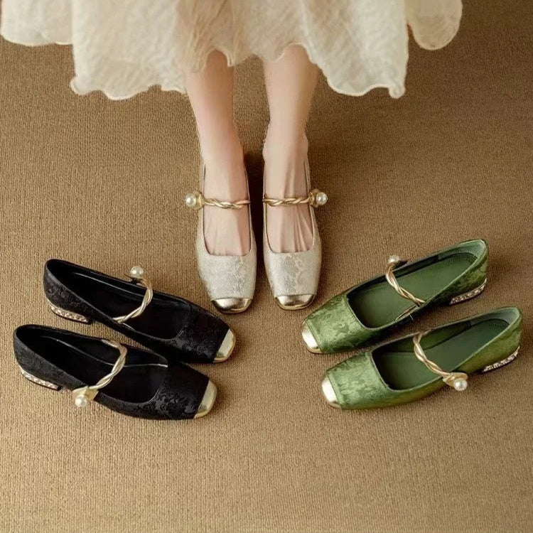 Juliet Braided Strap Mary Janes