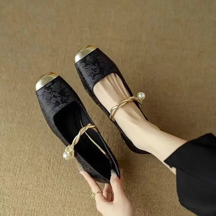 Juliet Braided Strap Mary Janes