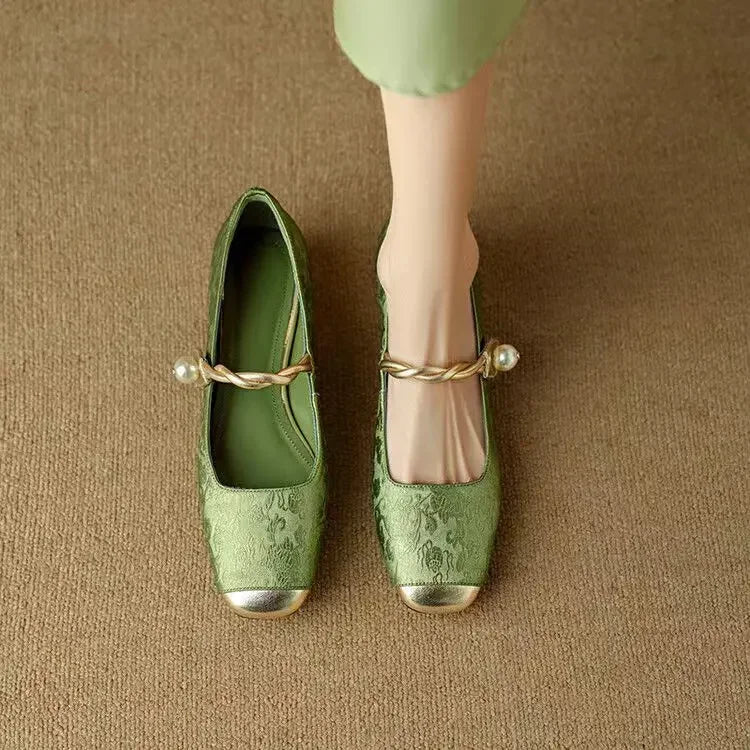 Juliet Braided Strap Mary Janes