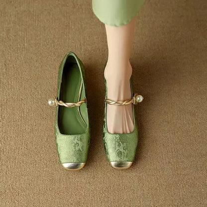 Juliet Braided Strap Mary Janes