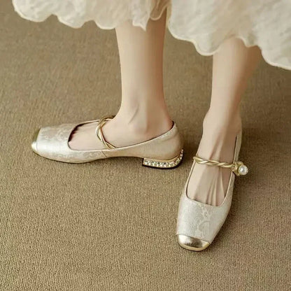 Juliet Braided Strap Mary Janes