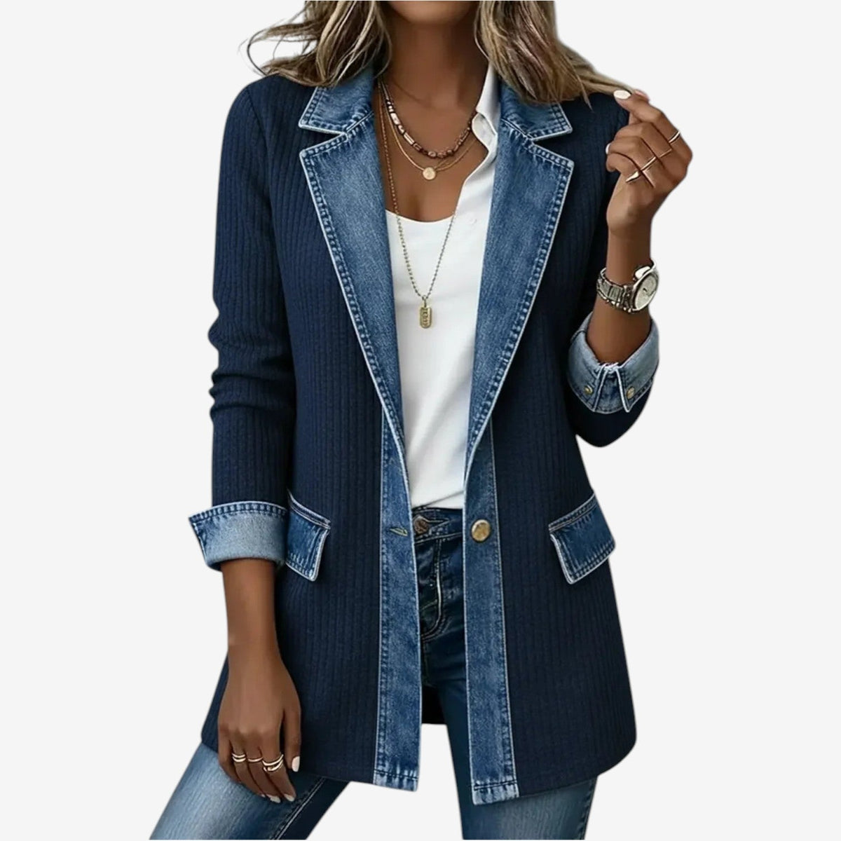 Lark Button Front Knit Jacket