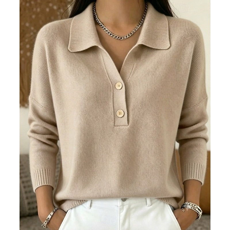 Isla Button Placket Pullover
