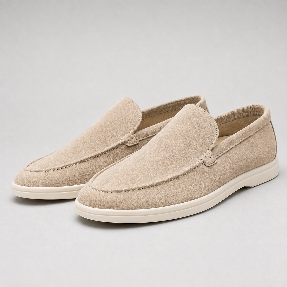Ivor Suede Look Loafers