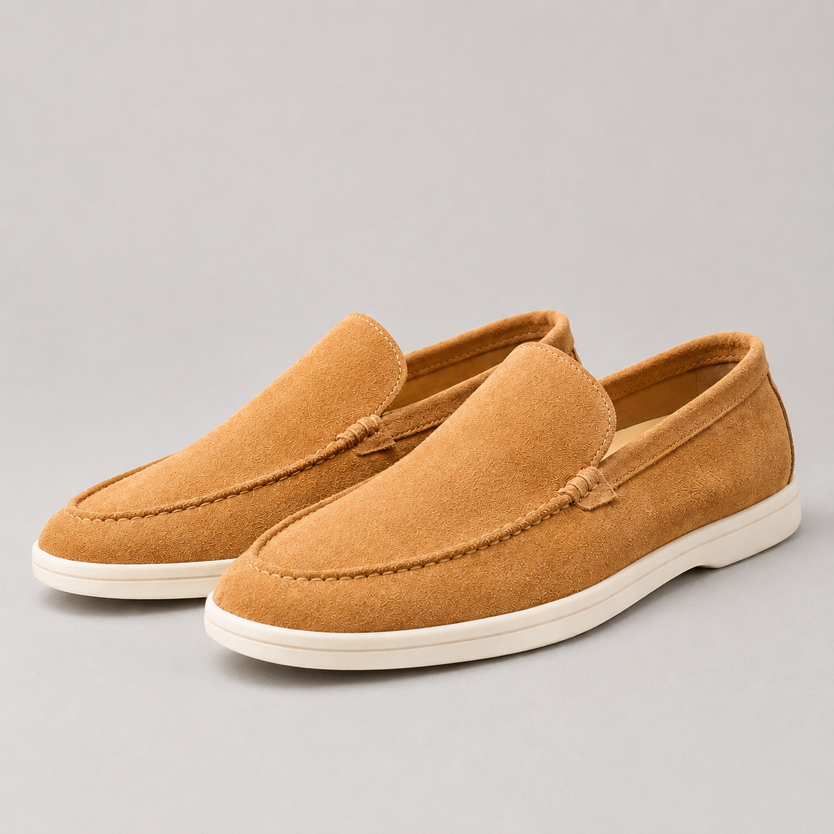 Ivor Suede Look Loafers