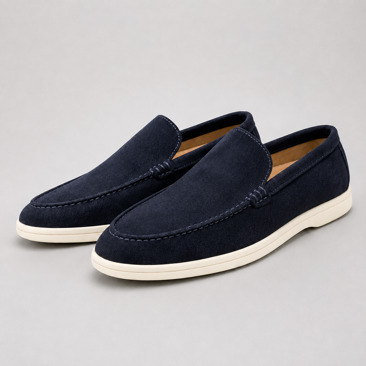 Ivor Suede Look Loafers