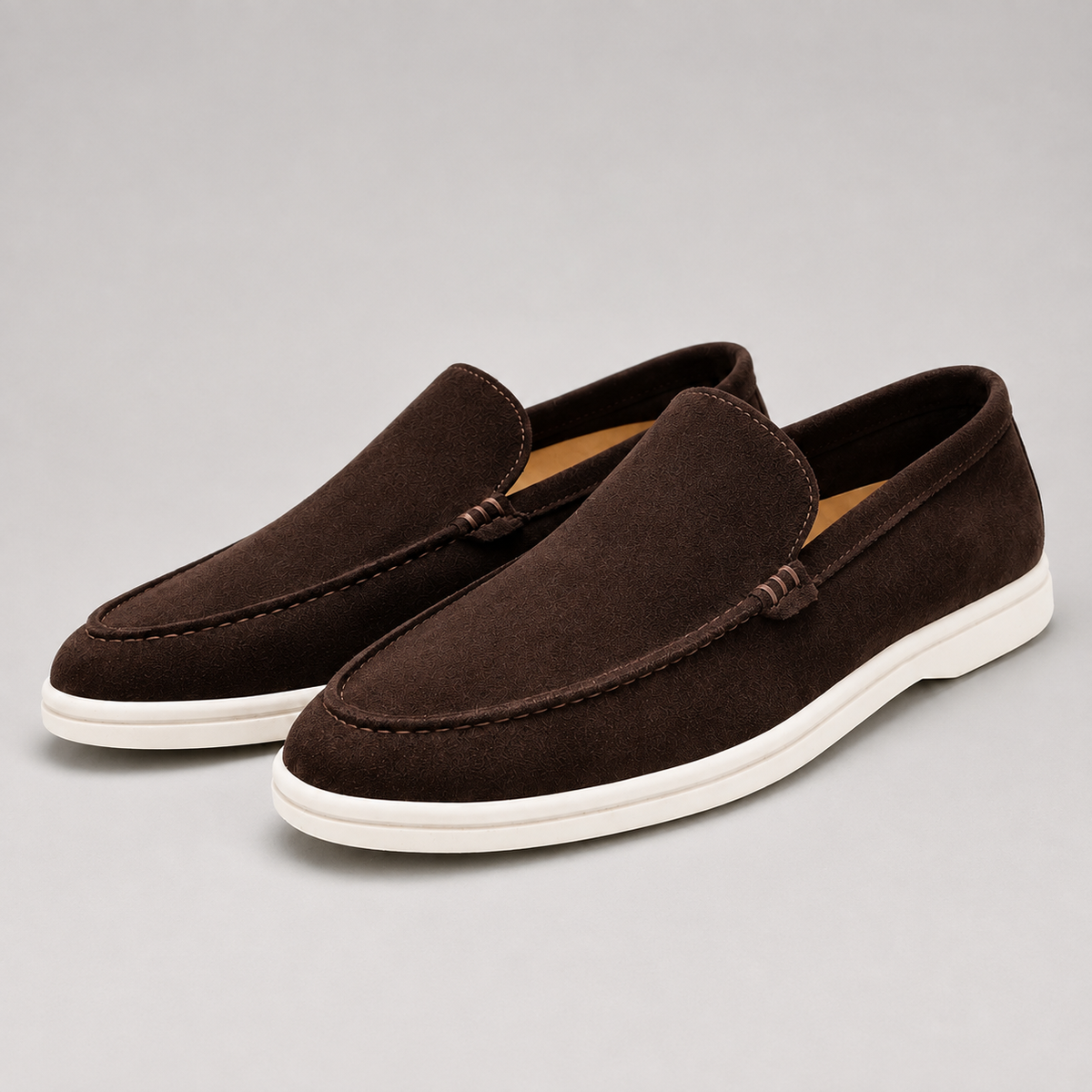 Ivor Suede Look Loafers