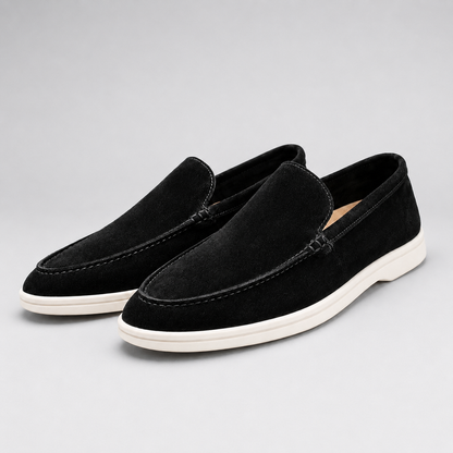 Ivor Suede Look Loafers