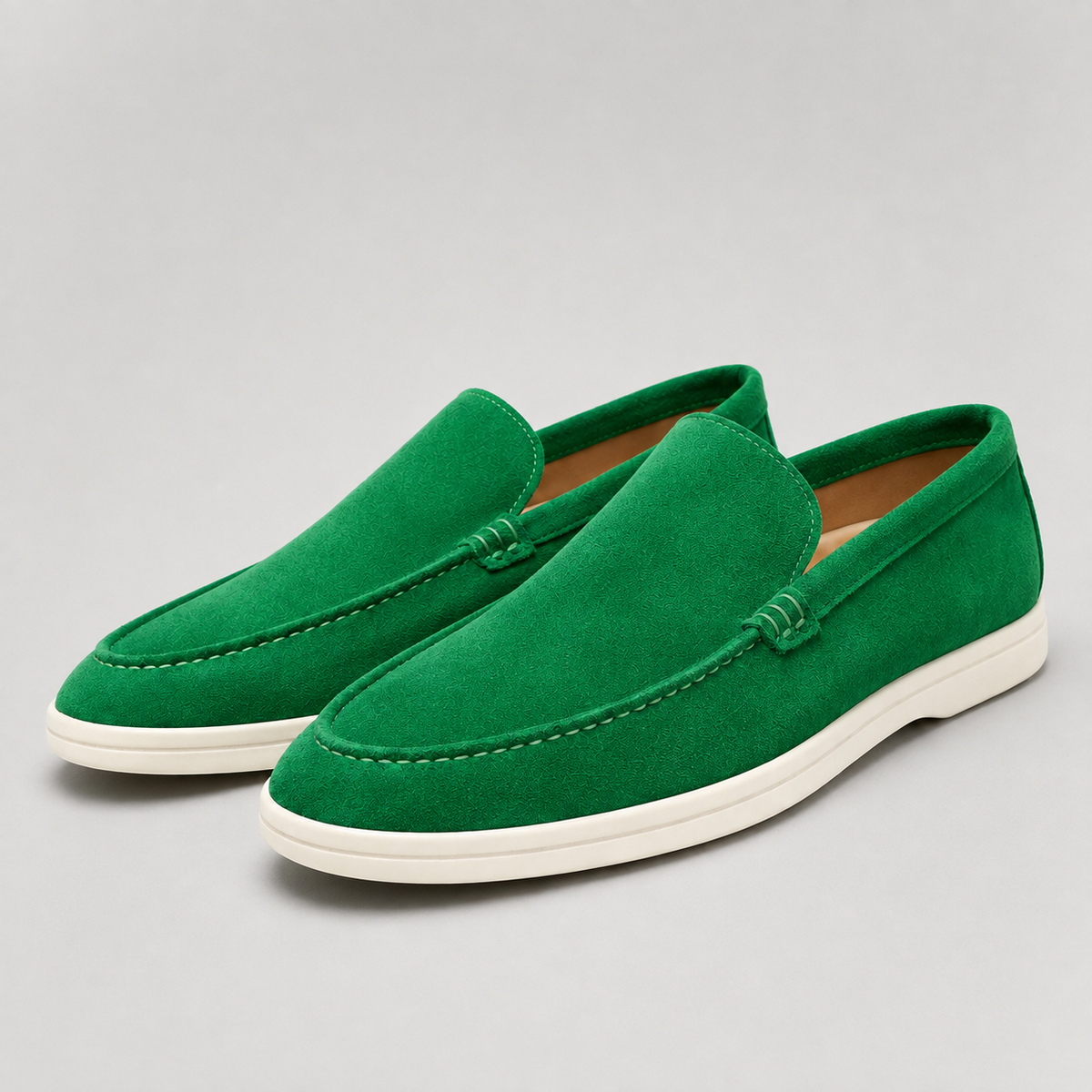 Ivor Suede Look Loafers