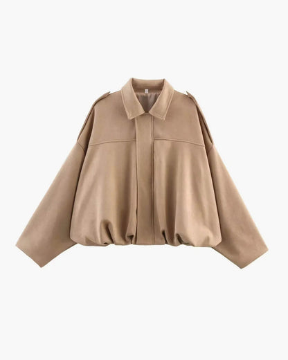 Kendra Fold Collar Bomber