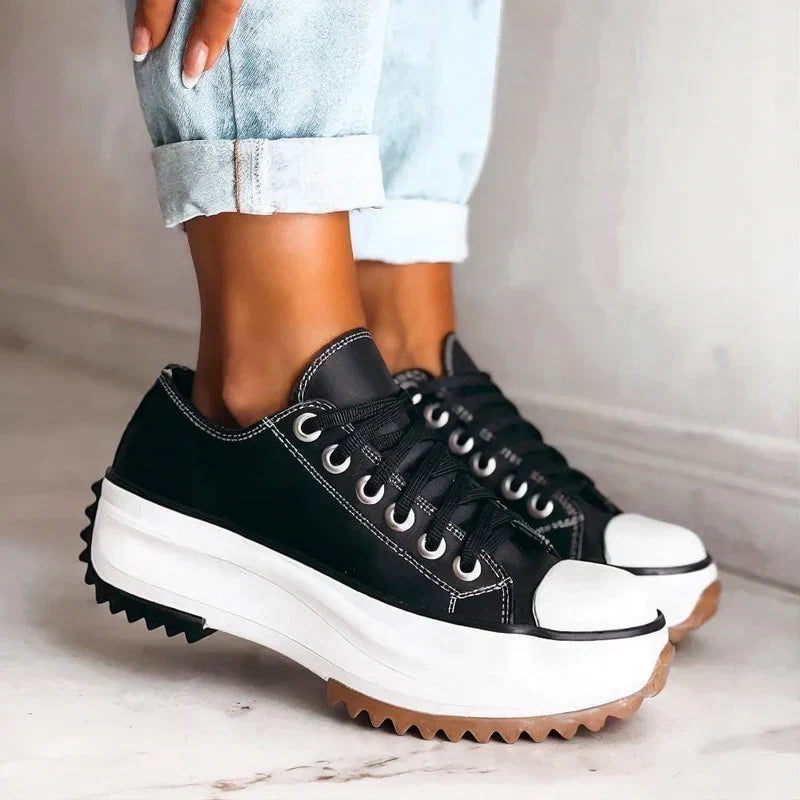 Nell Platform Canvas Sneakers