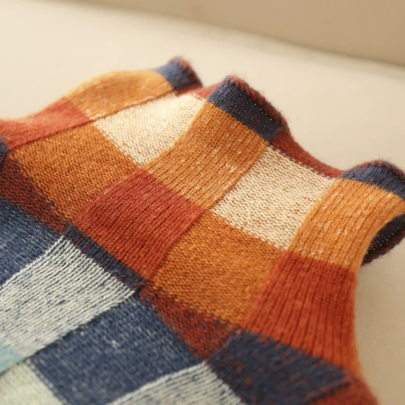Nina Patchwork Panel Sweater