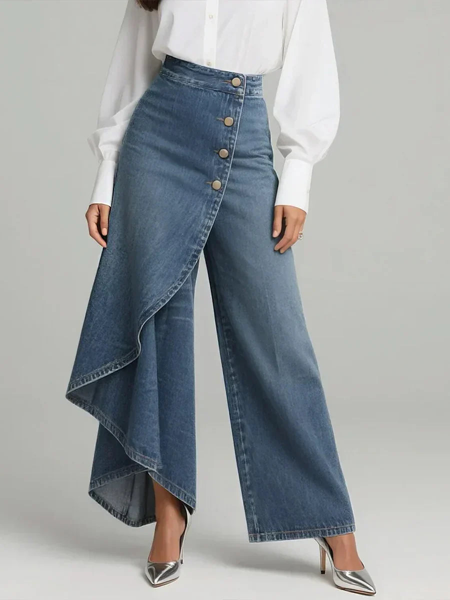 Romy High Waist Wide-Leg Pants