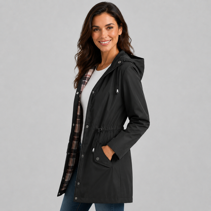 Orla Drawstring Waist Raincoat