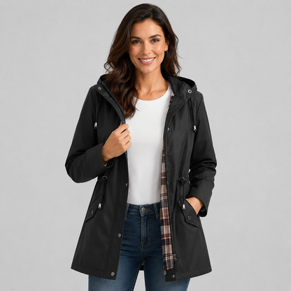 Orla Drawstring Waist Raincoat