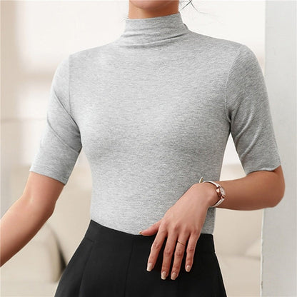 Zelda Seamless Turtleneck Top