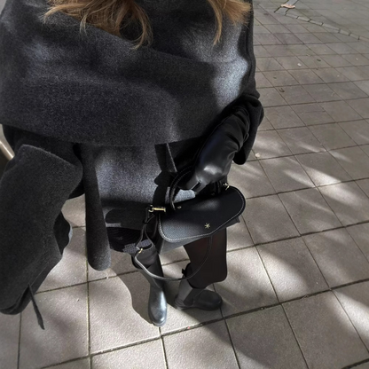 Petra Asymmetrical Hem Poncho