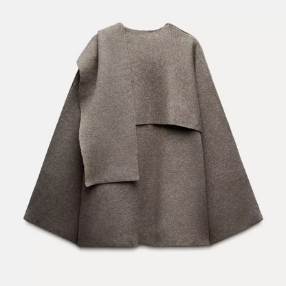 Petra Asymmetrical Hem Poncho