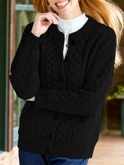 Una Button Front Cardigan