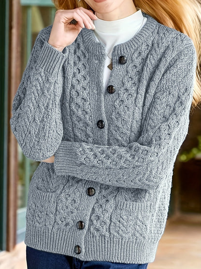Una Button Front Cardigan