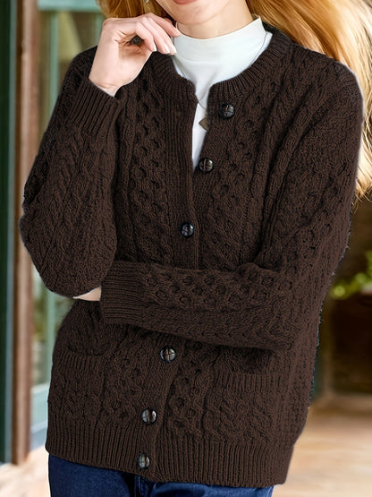 Una Button Front Cardigan