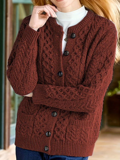 Una Button Front Cardigan