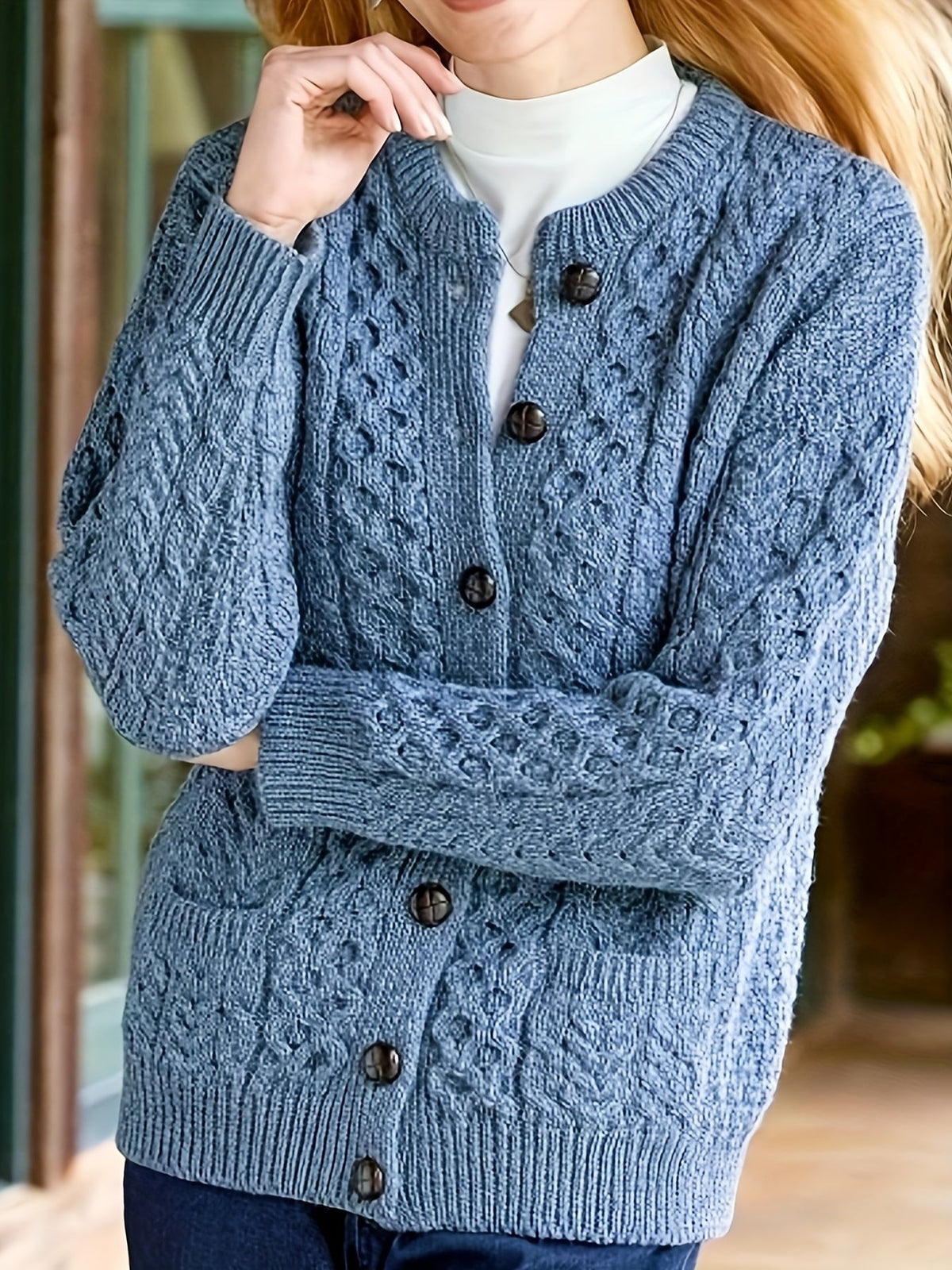Una Button Front Cardigan