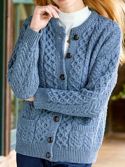 Una Button Front Cardigan