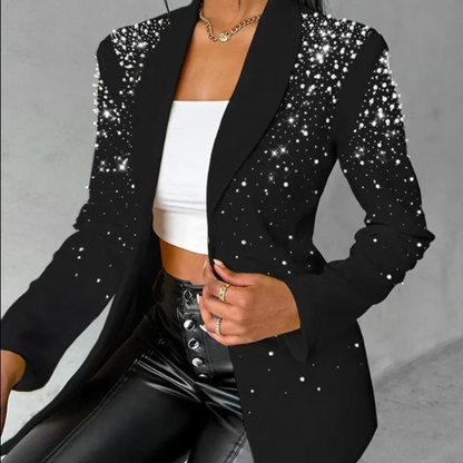 Viola Pearl Trim Blazer