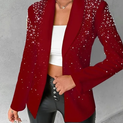 Viola Pearl Trim Blazer