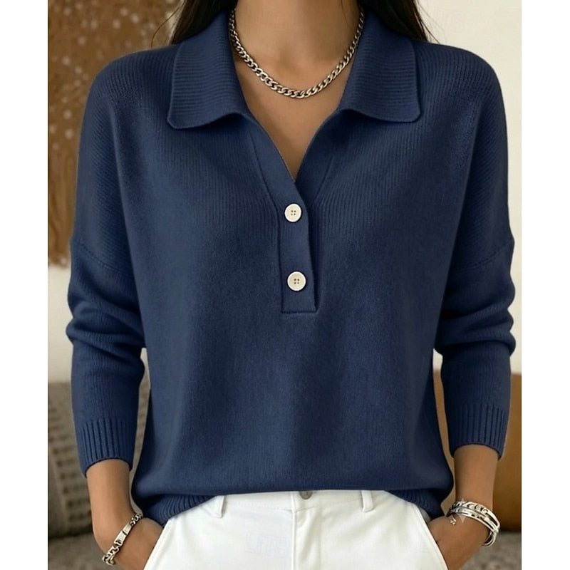 Isla Button Placket Pullover